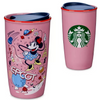 Disney Parks Epcot Minnie Mouse Porcelain Starbucks Tumbler Pink