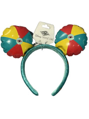 Disney Cruise Line Castaway Cay Inflatable Beach Ball Mickey Ear Headband