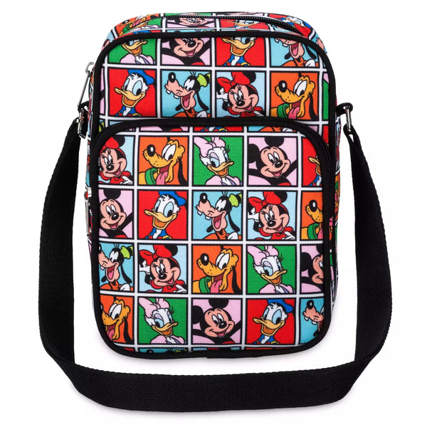Disney Parks Mickey Mouse and Friends Canvas Crossbody Bag
