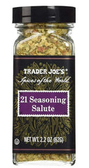 Trader Joe's 21 Seasoning Salute Blend, 2.2oz, 2 Pack