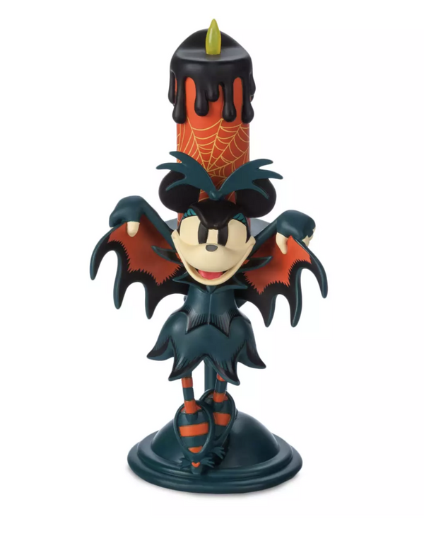 Disney Light-Up 2023 Halloween Minnie Bat Candle Decoration