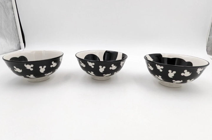 Mickey Mouse Head 4.5" Tidbit 3 Ceramic Bowl Set – Image 3 | HappilyShoppe