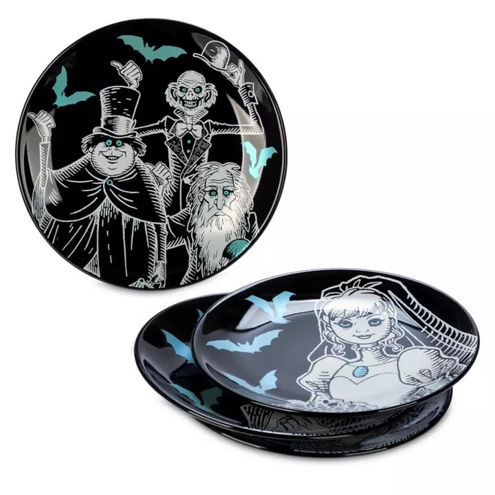 Disney The Haunted Mansion Set of 4 Appetizer /Dessert Ceramic Plates – Image 2 | HappilyShoppe