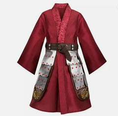 Disney Store Mulan Deluxe Live Action Girls Costume Dress Up Size 4