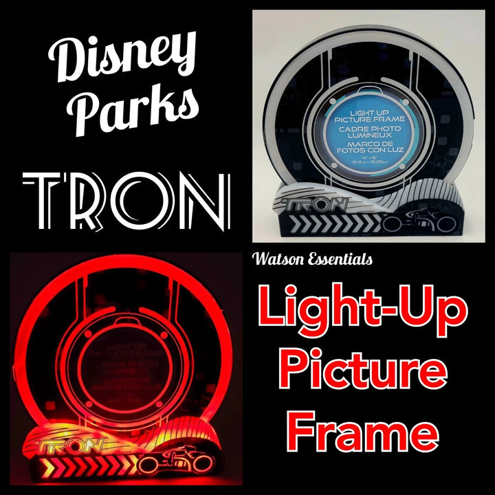 Walt Disney World Park 2023 TRON Lightcycle Run Light Up Picture Photo Frame – Image 3 | HappilyShoppe
