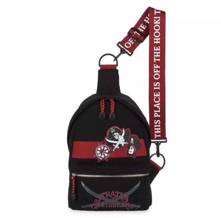 Disney World Parks Pirates of the Caribbean Sling Bag Backpck – Image 1 | HappilyShoppe