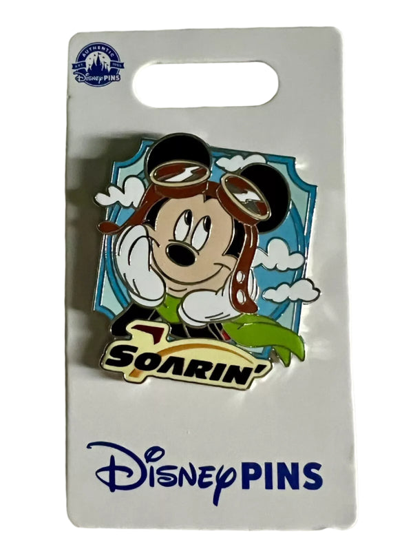 2024 Disney Parks Epcot Center Soarin’ Pilot Mickey Mouse OE Pin – Image 1 | HappilyShoppe