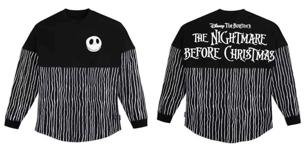 Disney Parks Nightmare Before Christmas Jack Skellignton Spirit Jersey Shirt – Image 1 | HappilyShoppe