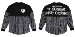 Disney Parks Nightmare Before Christmas Jack Skellignton Spirit Jersey Shirt
