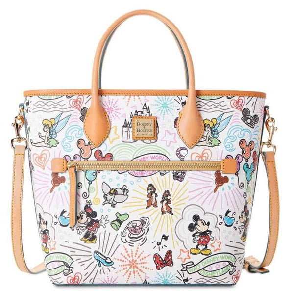 Disney Parks Sketch Mickey Minnie Dooney and Bourke Tote Handbag