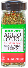 Trader Joe's Aglio Olio Garlicky & Spicy Seasoning Blend, 1.7 oz (Pack of 2)