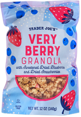 Trader Joe's 2-Pack Gluten Free Very Berry Granola 12 oz Each