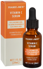 NEW Trader Joes Vitamin C Serum 1 fl oz 15% L-Ascorbic Acid, 1% Alpha Tocopherol