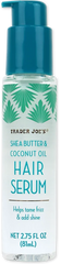 3X Pack Trader Joe's Shea Butter & Coconut Oil Hair Serum 2.75 Fl Oz Each