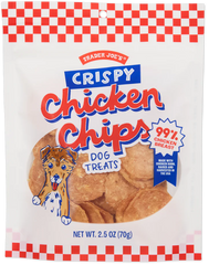 2-Pack Trader Joe's Crispy Chicken Chips Dog Treats