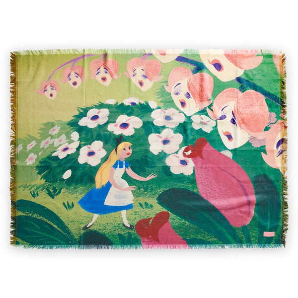 Disney Alice in Wonderland by Mary Blair Throw Blanket