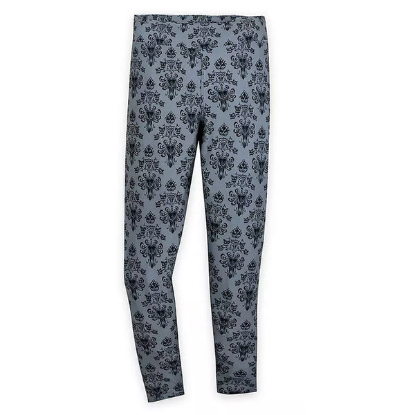 Disney Parks Women's Leggings - The Haunted Mansion Wallpaper