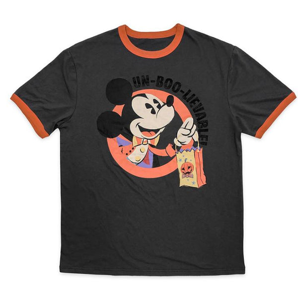Disney Parks Halloween Mickey Mouse - Un-Boo-Lievable Shirt- Adult