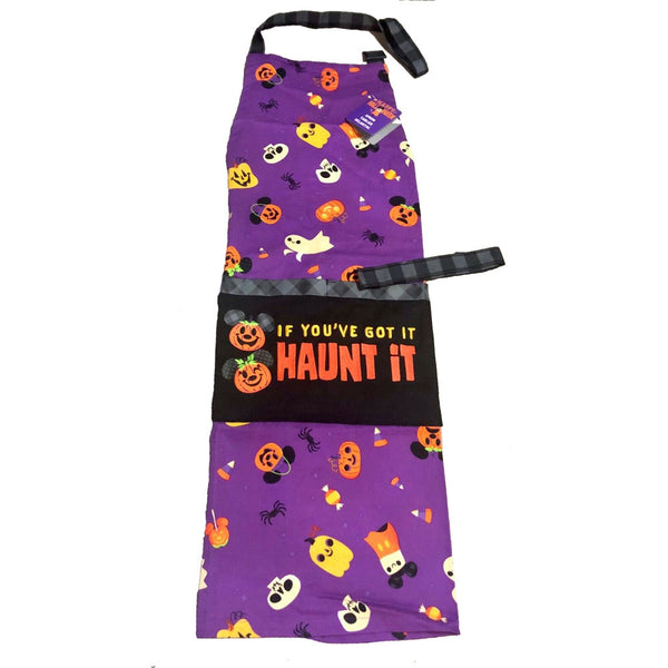 Disney Parks Halloween Haunt It Pumpkins Adult Kitchen Apron