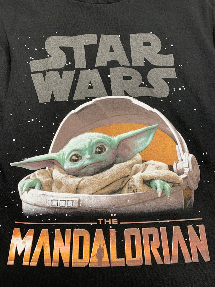 Stitch Climbing On Baby Yoda Disney Star Wars Shirts