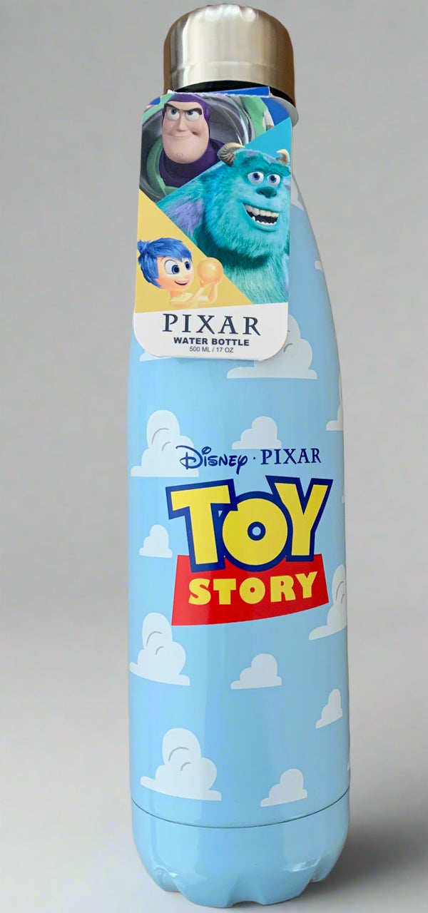 Disney Toy Story Logo Blue Sky Stainless Steel Water Bottle Primark Exclusive 17oz