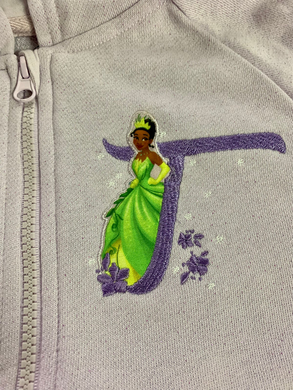 Disney Parks Princess Tiana Zip Hoodie for Girls - Purple