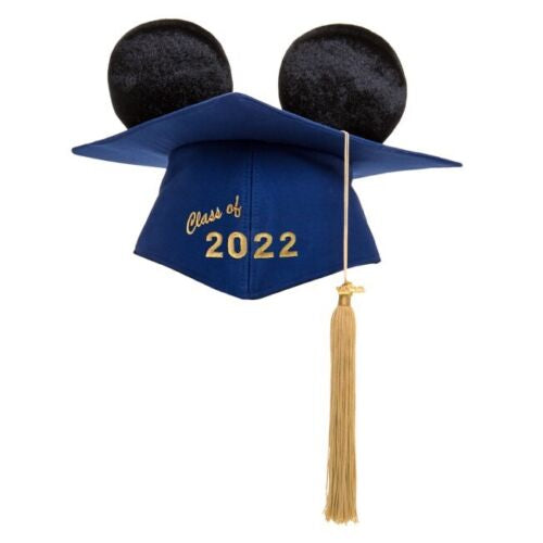 Disney Parks Mickey Ear Hat Graduation Cap Class Of 2022 Classic Mortarboard