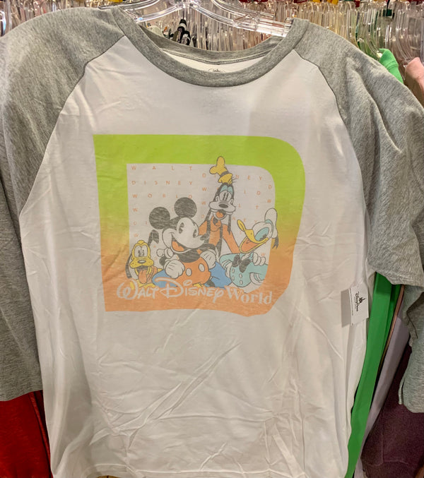 Walt Disney World Retro Raglan Shirt