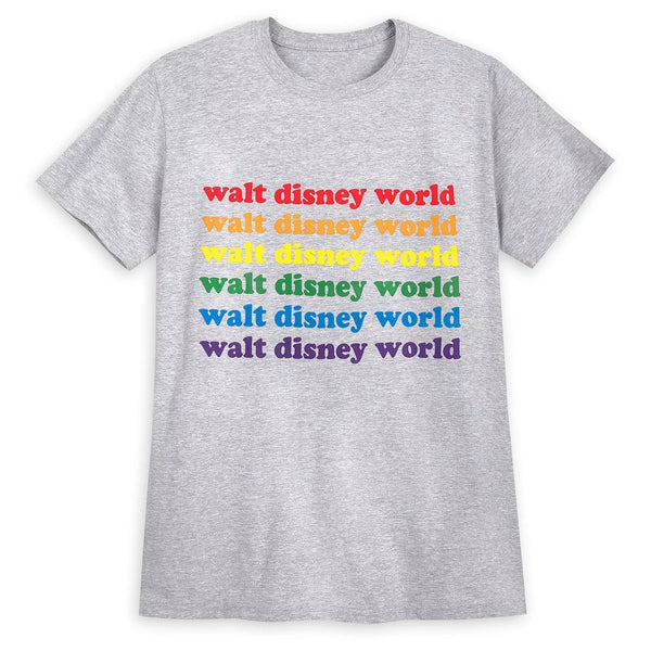 Rainbow Disney Collection Walt Disney World T-Shirt For Adults