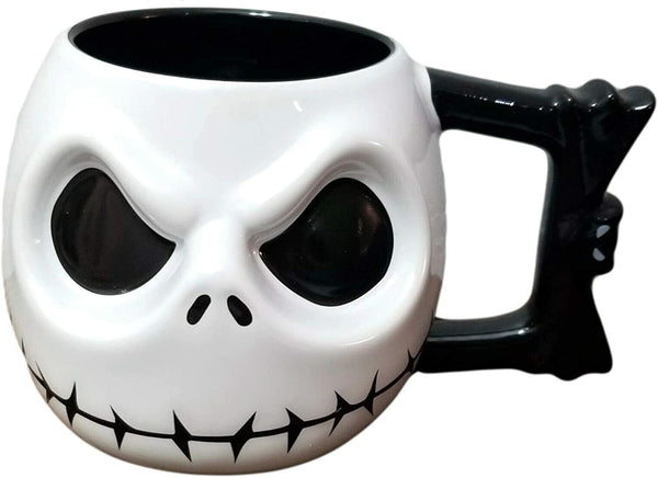 Disney Parks Jack Skellington Face Mug with Zero Nightmare Before Christmas