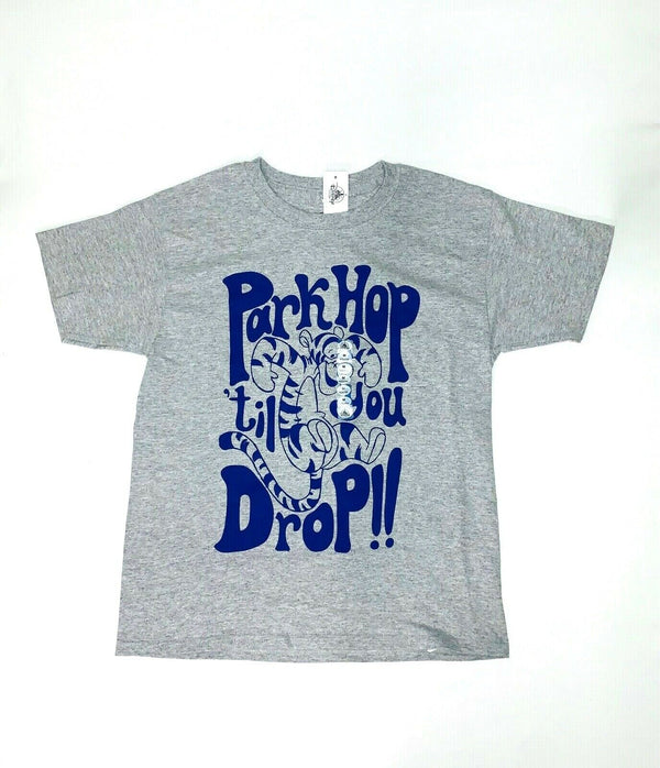 Disney Parks Park Hop Til You Drop Tigger Shirt for Kids