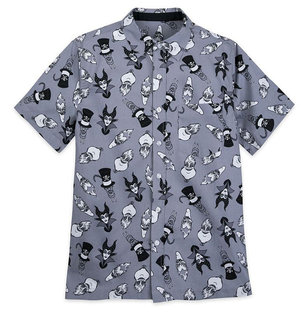 Disney Parks Men's VillainsWoven Button-Down Shirt